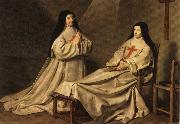 Philippe de Champaigne Mother Catherine Agnes and Sister Catherine Sainte-Suzanne Sweden oil painting artist